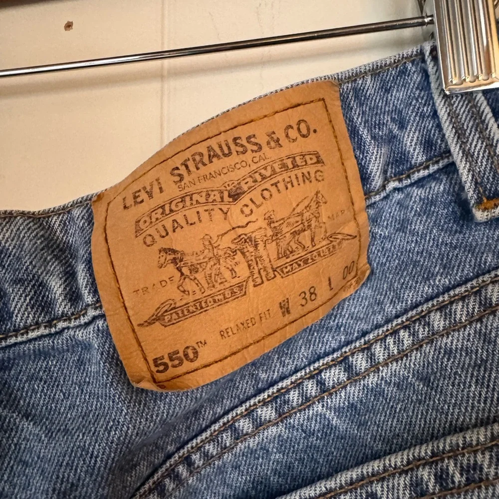 Levi's Men's Blue Jean Shorts Jorts - Picture 4 of 6